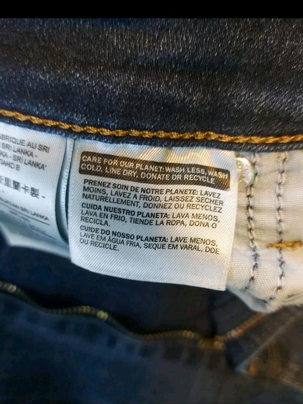 Levi's 721 High Rise Skinny Jeans Woman W29 L30 Blue Story Dark Wash - Picture 8 of 12